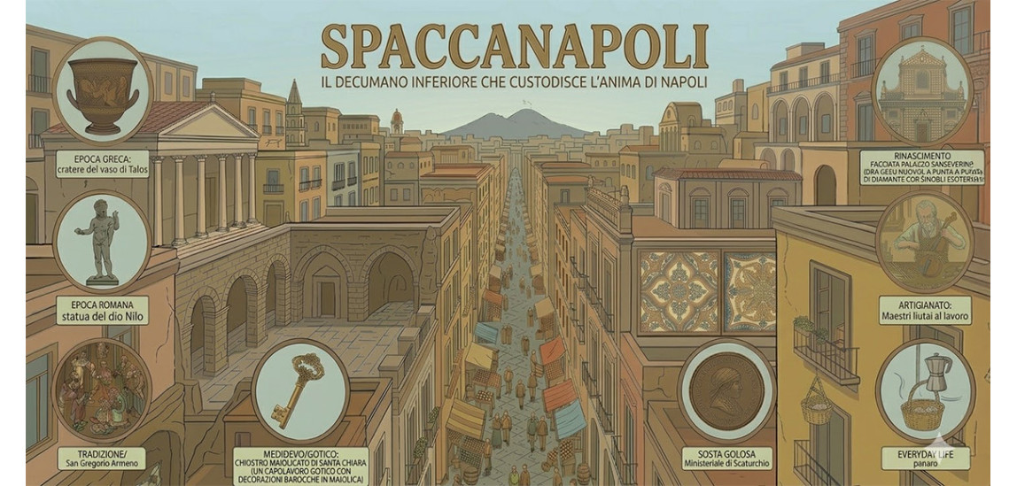 Spaccanapoli: Il Decumano Inferiore che Custodisce l'Anima di Napoli